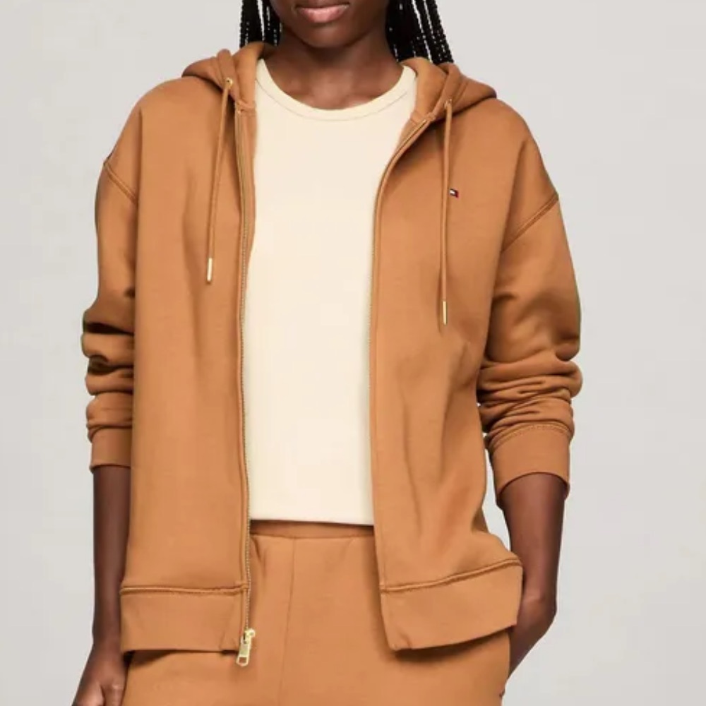 Tommy Hilfiger Relaxed Fit Zip Hoodie Size M